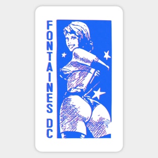 Fontaines DC  • Retro Fan Design Sticker